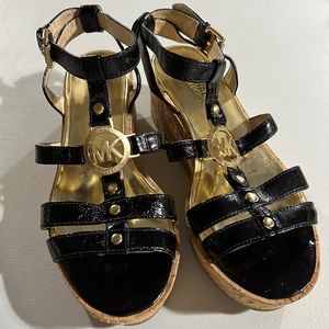 Michael Kors strap wedge sandals